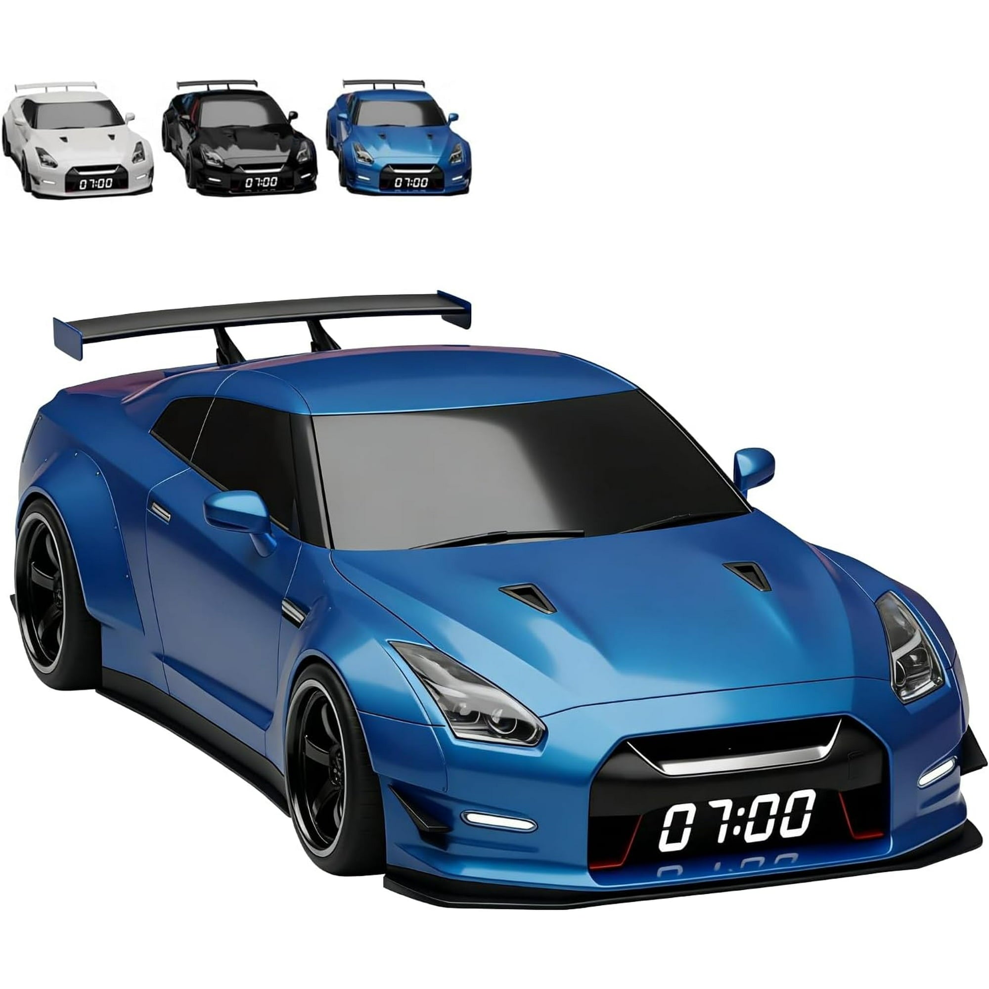 A8 Car Alarm Clock: Realistic Engine Sounds and Dynamic Flame Effects