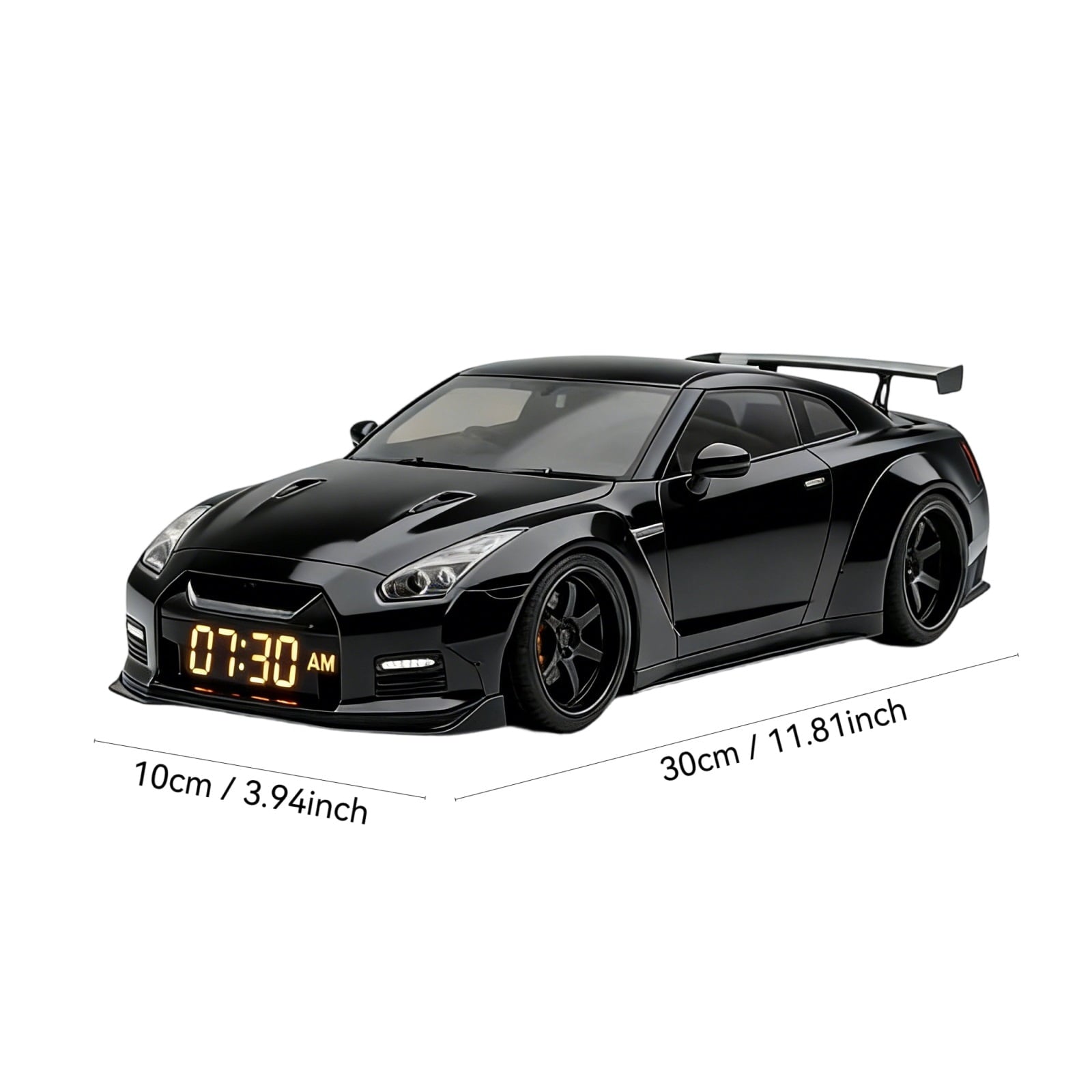 A8 Car Alarm Clock: Realistic Engine Sounds and Dynamic Flame Effects