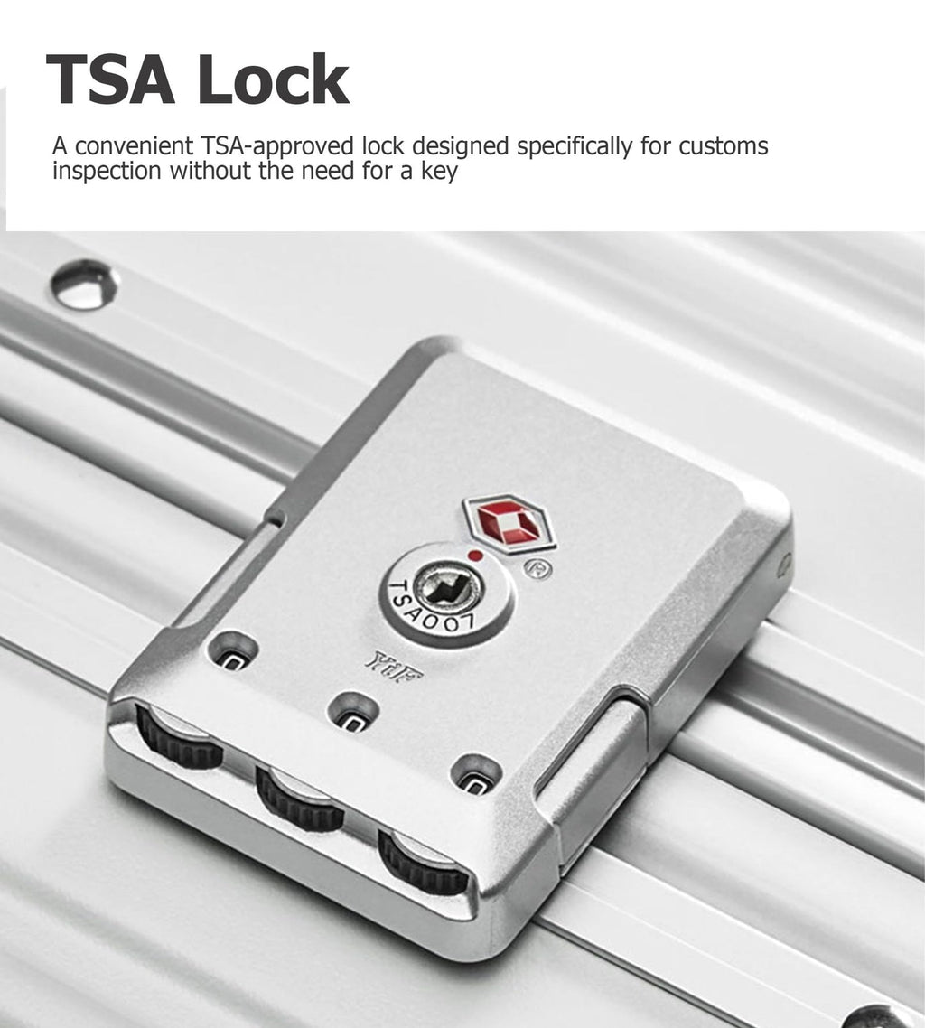 Aluminum alloy frame PC hard shell universal wheel aviation luggage