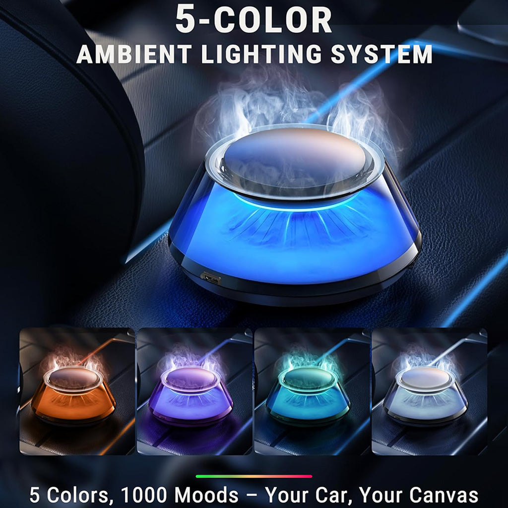 Iceberg atomizing car diffuser