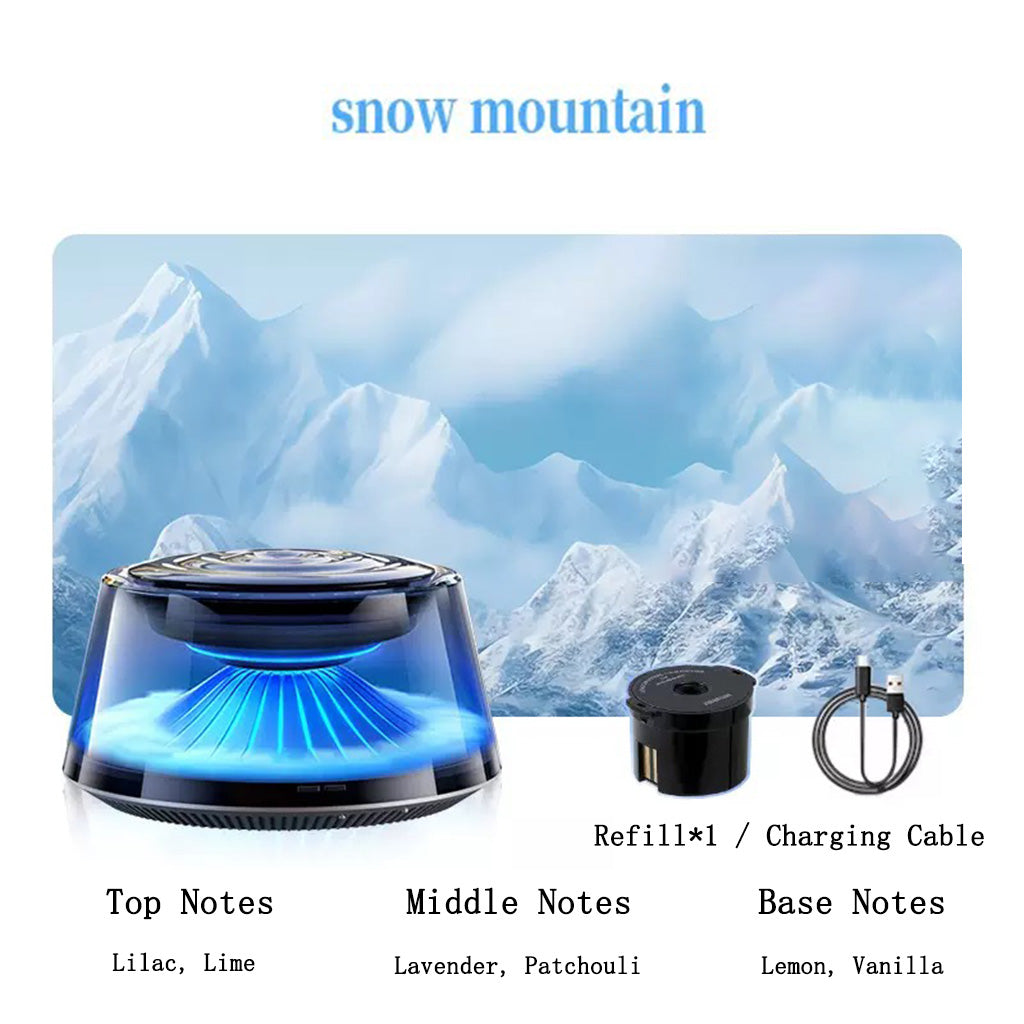 Iceberg atomizing car diffuser