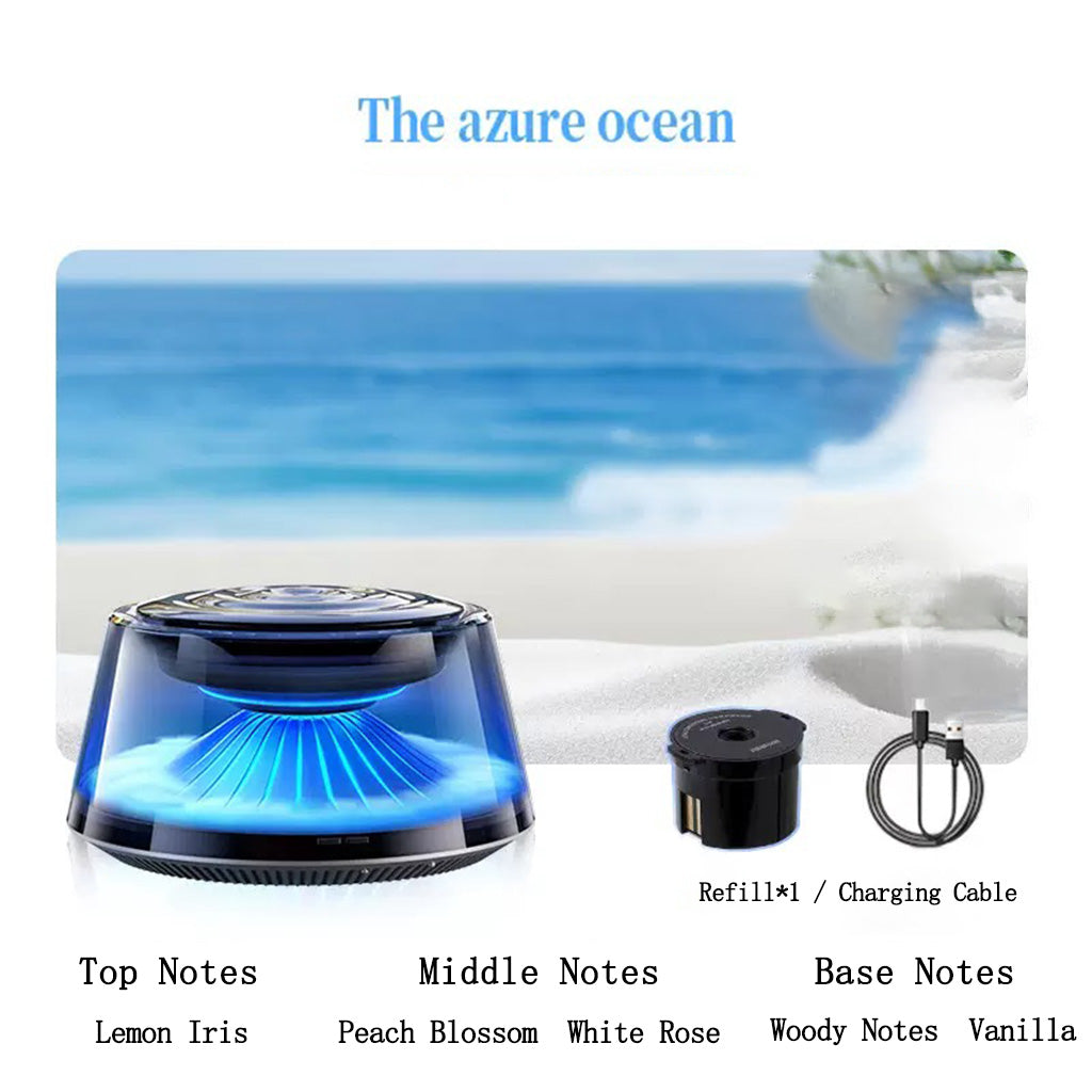 Iceberg atomizing car diffuser